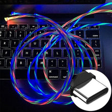 Load image into Gallery viewer, USB Phone Magnet Phone Charger Cord Cable Car Phone Charger Mobile USB Magnetic Cable Micro USB Phones Cable Car Data Line Streamer Data Cable Fast Charging 360 Degree Magnetic USB Magnetic Cable Micro USB Magnet Phone Charger Cord