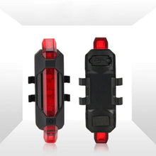 Load image into Gallery viewer, USB Rechargeable 3 Mode Bicycle Front Light Lamp Bike Headlight Cycling LED Powerful Bicycle Front Headlight Waterproof Bike Headlight End Tail Light Set 300 Lumen
