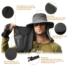 Load image into Gallery viewer, UV Defense Wide Brim Hat for Outdoor Adventures