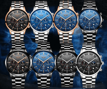Load image into Gallery viewer, Men's Waterproof Watch With Chronometers And Date Display Unique Design Perfect Gift
