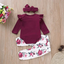 Load image into Gallery viewer, Cute Baby Girl Romper Set - # BAAA71710003