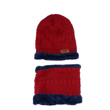Load image into Gallery viewer, Velvet Cap Parent Child Super Warm Winter Balaclava Beanies Knitted Hat Scarf For Girl Boy Hats Outdoor Sport Warm Beanies Hat For Men Knitted Hats Bandana Hiking Camping Kid Neck Warmer Cap Winter Balaclava Beanies Mother Hat Women Warm Thick Balaclava