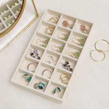 Load image into Gallery viewer, Velvet Jewelry Box Display Tray Drawer Storage Jewelry Holder For Ring Earrings Necklace Bracelet Soft Velvet Organizer Case Velvet Display Holder for Earrings Ring Bracelet Necklace