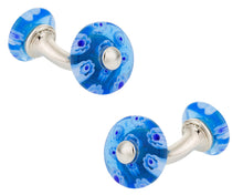 Load image into Gallery viewer, Venetian Blue Cufflinks