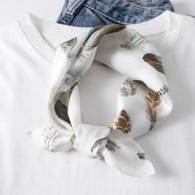 Load image into Gallery viewer, Versatile Square Silk Scarf For Women Fashionable Printed Small Neck Scarfs Office Lady Hair Band Foulard Hand For Female Bandana Shawl