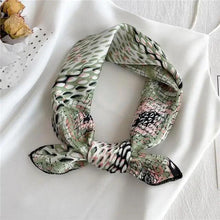 Load image into Gallery viewer, Versatile Square Silk Scarf For Women Fashionable Printed Small Neck Scarfs Office Lady Hair Band Foulard Hand For Female Bandana Shawl