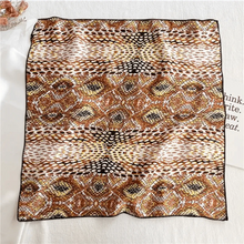 Load image into Gallery viewer, Versatile Square Silk Scarf For Women Fashionable Printed Small Neck Scarfs Office Lady Hair Band Foulard Hand For Female Bandana Shawl