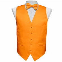 Load image into Gallery viewer, Vittorio Farina Solid Satin Vest Set (White Back) Var. 02 (Mustard-Yellow)