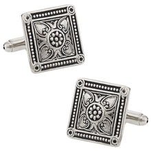 Load image into Gallery viewer, Victorian Square Cufflinks