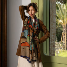 Load image into Gallery viewer, Villaggio - Wool Scarf - Tan
