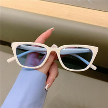 Load image into Gallery viewer, Vintage Narrow Cat Eye Sunglasses Cat's Eye Style Sunglasses For Women New Retro Style & Fashionable & Designer Shades Of Glasses Elegant Sunglasses