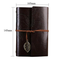Load image into Gallery viewer, Vintage PU Leather Diary Notebook Journal Retro Book Traveler Planners Office School Supplies