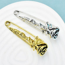 Load image into Gallery viewer, Vintage Rose-flower Safety Pins For Women Men Classic Suits Scarf Trousers Brooches Gifts Jewelry Making Charms Findings Supplies Crafting Safety Pins