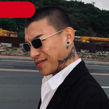 Load image into Gallery viewer, Vintage Slender Square Sunglasses Classic Small Frame New Square Shape Sunglasses For Men In High-quality Metal Frame Sunglasses For Men New Vintage Sunglasses