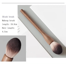 Load image into Gallery viewer, Vintage Style 1Pcs European Wood Handle Makeup Brush High Quality Loose Powder Brush Foundation Brush Super Soft Theatre Makeup