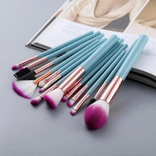 Load image into Gallery viewer, Vintage Style 5/10/15Pcs Makeup Brushes Set Powder Eye Shadow Foundation Blush Blending Make Up Brush Beauty Cosmetic Kit Tools