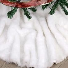 Load image into Gallery viewer, Christmas Tree Decor Snowflake Carpet White Christmas Tree Skirt Fur Skirt For Xmas Decorations Xmas Christmas Decorations For Home