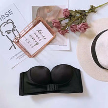 Load image into Gallery viewer, Vintage Style Front Closure Sexy Push Up Bra Women Invisible Bras Underwear Lingerie for Female Brassiere Strapless Seamless Bralette ABC Cup