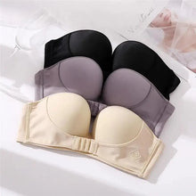 Load image into Gallery viewer, Vintage Style Front Closure Sexy Push Up Bra Women Invisible Bras Underwear Lingerie for Female Brassiere Strapless Seamless Bralette ABC Cup
