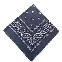 Load image into Gallery viewer, Vintage Style Print Bandana Hair Bands for Girls Women Headband Square Scarf Face Mask Cross Turban Bandanas Headwear