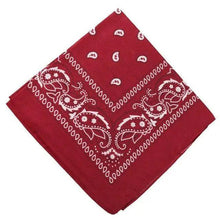 Load image into Gallery viewer, Vintage Style Print Bandana Hair Bands for Girls Women Headband Square Scarf Face Mask Cross Turban Bandanas Headwear
