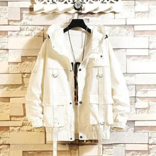Load image into Gallery viewer, Vintage Style Women's Hooded Jackets Spring Causal Windbreaker Women Jackets Coats Zipper Ribbons Sportswear Jackets Bomber Famale
