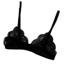 Load image into Gallery viewer, Vintage Style Women's Thin Bra Without Chest Pad Fashionable Sexy Lace Bra Back Buckle Tube Top Women's Underwear Summer Clothes