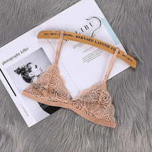 Load image into Gallery viewer, Vintage Style Women's Thin Bra Without Chest Pad Fashionable Sexy Lace Bra Back Buckle Tube Top Women's Underwear Summer Clothes