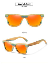 Load image into Gallery viewer, Vintage Wooden Frame Summer Wood Sunglasses Polarized For Women And Men Vintage Design Wooden Sun Glasses Sunglasses For Men