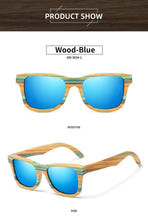 Load image into Gallery viewer, Vintage Wooden Frame Summer Wood Sunglasses Polarized For Women And Men Vintage Design Wooden Sun Glasses Sunglasses For Men
