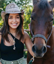Load image into Gallery viewer, Peter Grimm Viola - Straw Cowboy Hat