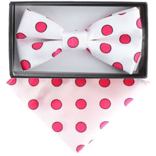 Load image into Gallery viewer, Vittorio Farina Boy's Designer Floral Print Print Bow Tie & Pocket Square