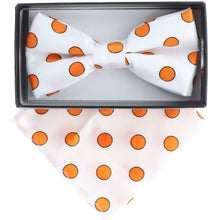 Load image into Gallery viewer, Vittorio Farina Boy's Designer Floral Print Print Bow Tie & Pocket Square