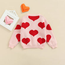Load image into Gallery viewer, Heart Knitted Baby Sweater - # BAAA111310001