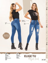 Load image into Gallery viewer, W-110 100% Authentic Colombian Push Up Jeans