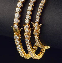 Load image into Gallery viewer, 18K Gold Plated Zircon Tennis Bracelet