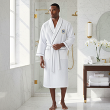 Load image into Gallery viewer, Premium Waffle Piping Robe for Men