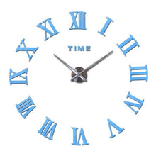 Load image into Gallery viewer, Wall Clock Promotion New Home Decor Large Roman Mirror 3D Wall Clock Mirror Surface Decorative Clock Large Wall Sticker Clock for Living Room Bedroom Office Home Decorations Fashion Modern Quartz Clocks Living Room Sticker Watch