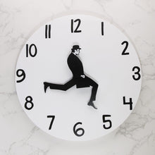 Load image into Gallery viewer, Wall Clock Silly Walk Wall Clock Comedy Creative Artwork Sweep Seconds Silent Funny Modern Silent Wall Watch Clock for Living Room Decor Comedian Home Decor Novelty Wall Watch Funny Walking Silent Mute Clock