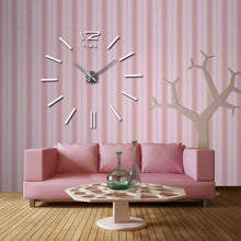 Load image into Gallery viewer, Wall Clock Watch Clocks 3D Frameless Wall Clock Large Stickers Wall Decoration for Living Room Bedroom 3D Acrylic Mirror Stickers Living Room Quartz Needle Europe