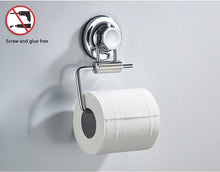 Load image into Gallery viewer, Wall Mount Toilet Paper Holder Bathroom Kitchen Roll Paper Accessory Tissue Towel Holders Toilet Suction Cup Toilet Paper Holder – Wall Mount Stainless Steel Tissue Roll Dispenser For Bathroom AND Kitchen