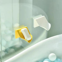 Load image into Gallery viewer, Wall-suction Drain Soap Dish Decorative Drainage Soap Holder Soap Holder Storage Container Home Bathroom Kitchen Accessories Self Adhesive Soap Drain Rack Soap Holder with Hook Wall Mount Soap Dish with Hook Sponge Soap Draining Tray Plate