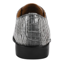 Load image into Gallery viewer, Walter Small Croco Leather Lace up Oxford Dress shoes