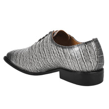 Load image into Gallery viewer, Walter Small Croco Leather Lace up Oxford Dress shoes