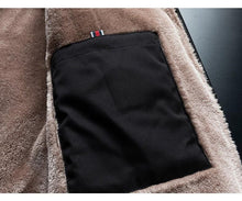 Load image into Gallery viewer, Warm Comfortable Men Winter Windproof Warm Thick Fleece Jacket Men Fashion Casual Coat Unique Design Warm Men's Jacket Men Autumn Outdoor Classic Soft Jacket For Hiking Fishing Travel