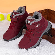 Load image into Gallery viewer, Warm Fur Men's Womens Boots Winter Comfortable Snow Casual Shoes Rubber Ankle Boots Fur Lined Warm Anti-slip Outdoor Work Shoes For Cold Weather Hiking Camping