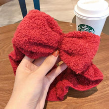 Load image into Gallery viewer, Wash Face Women Girls Hairbands Soft Warm Coral Fleece Bow Animal Ears Headbands Headwear Hair Bands Turban Gorgeous Hair Accessories For Women