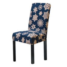 Load image into Gallery viewer, Washable Anti-dust Seat Slipcover Chair Cover Stretch Spandex Chair Covers Elastic Multifunctional Dining Furniture Seat Cover Home Decor For Dining Room Washable Spandex Kitchen Chair Covers for Dining Room Christmas Decoration