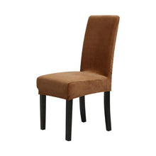 Load image into Gallery viewer, Washable Elastic Seat Parsons Chair Covers Thick Chair Cover Washable Elastic Winter Warm Chair Protector Case Kitchen Restaurant Washable Spandex Kitchen Chair Covers for Dining Room Christmas Decoration Holiday Party