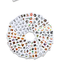 Load image into Gallery viewer, Water Decal Nail Art Decorations Nail Sticker Tattoo Full Cover Beauty Decals Manicure Supplies Accessories Women Kids Girls Manicure Decoration Nail Art Supplies 3D Self-Adhesive Nail Decals Designer Nail Stickers for Acrylic Nails